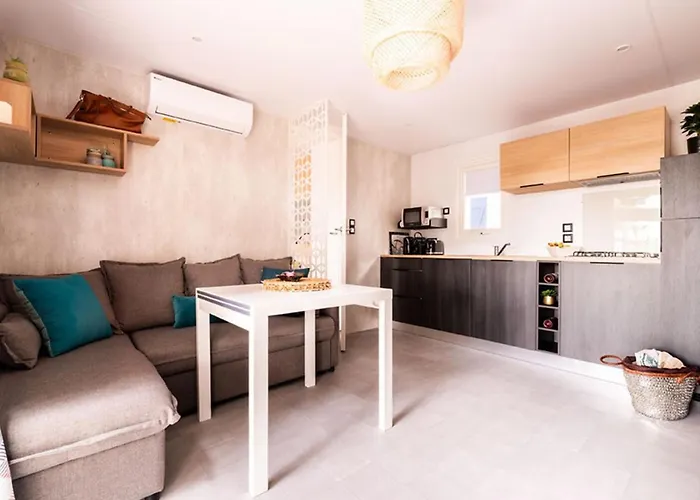 Mobil Confortable Avec Terrasse A Pour 5 Personnes - Api-1-52-820